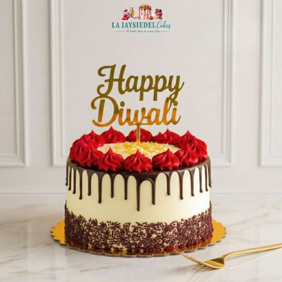 Diwali Drip Cake