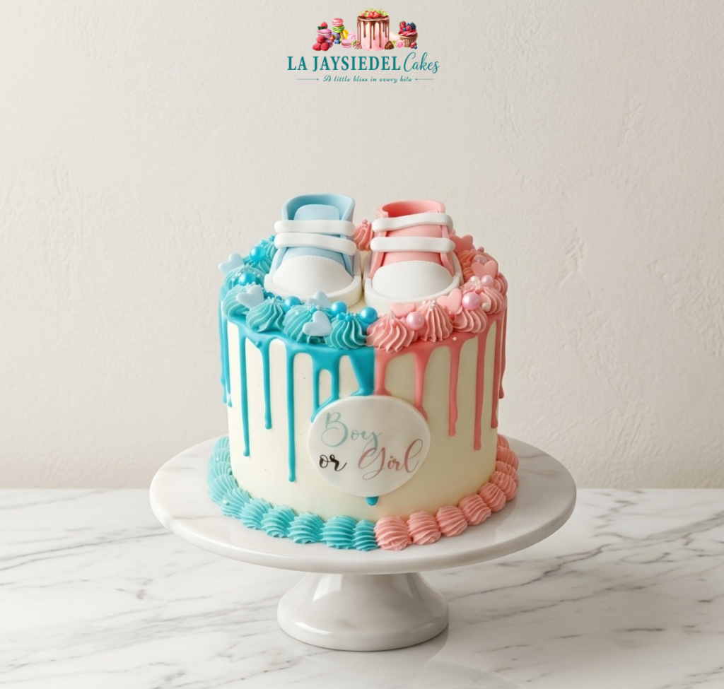 Gender Reveal Cake "Boy or Girl"