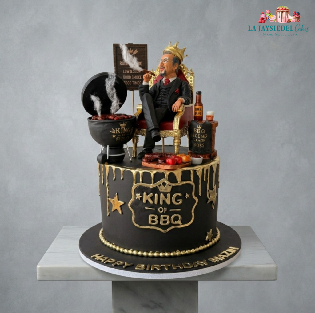 The "King of BBQ" ( Men's Cake )