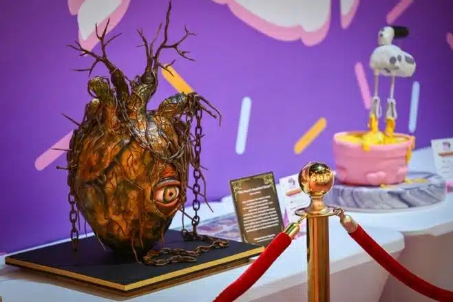 The Hearts Unveiled Vision displayed at the Festival of Cake exhibition