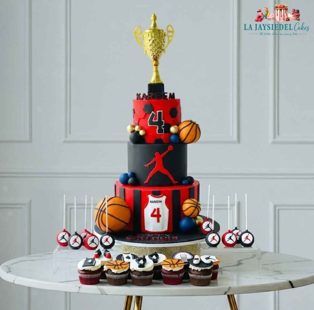 Michael Jordan / Basketball-Themed Cake Themed Party Packages