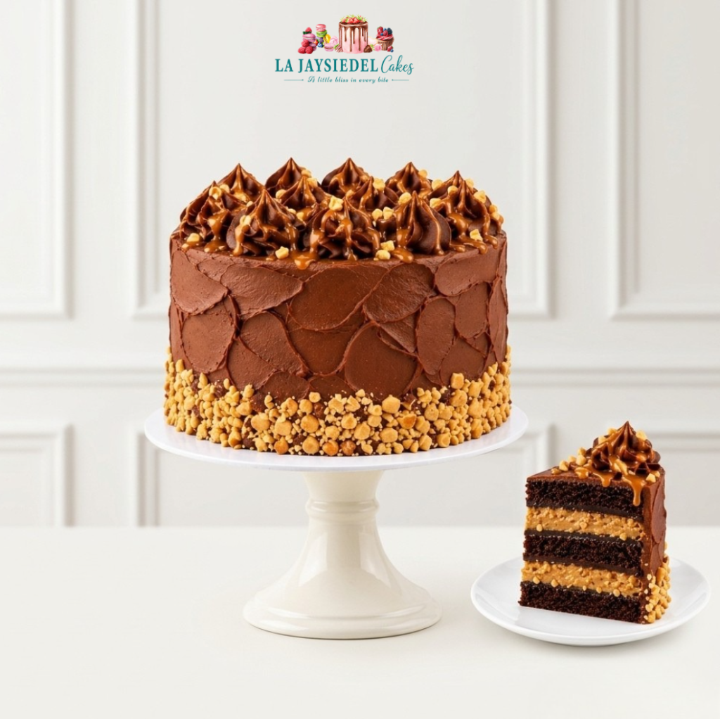 Chocolate Snickers Cake