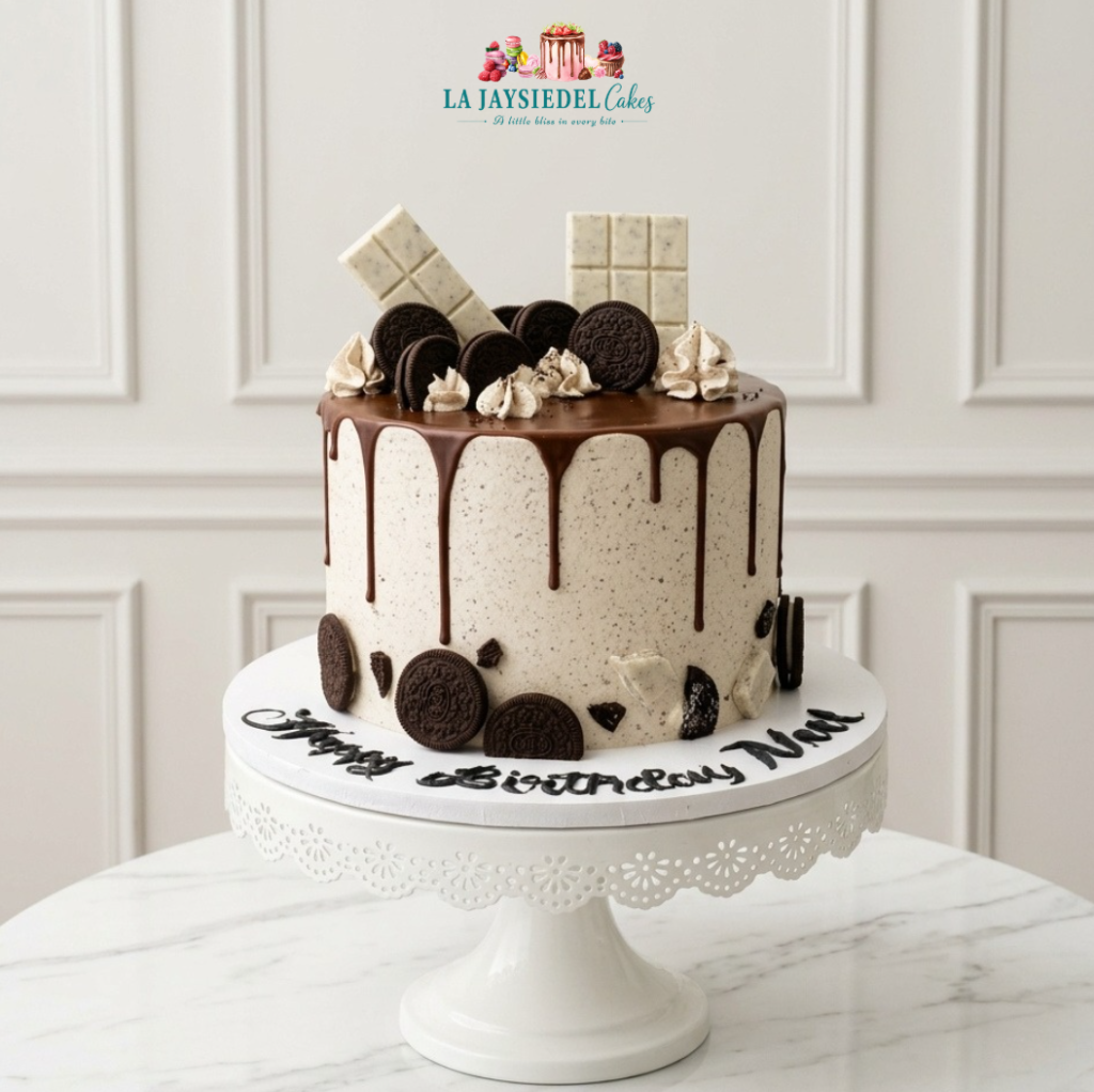 Cookies & Cream Drip Cake